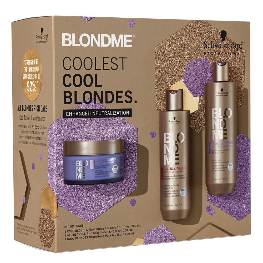 Schwarzkopf BLONDME COOL BLONDES Holiday Kit